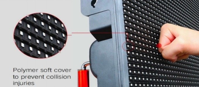 The Outdoor Stadium led display series products are equipped with led soft cover as standard, which can effectively prevent the damage of led lamp beads.