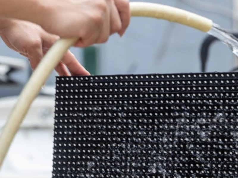 Outdoor led wall cabinet waterproof test