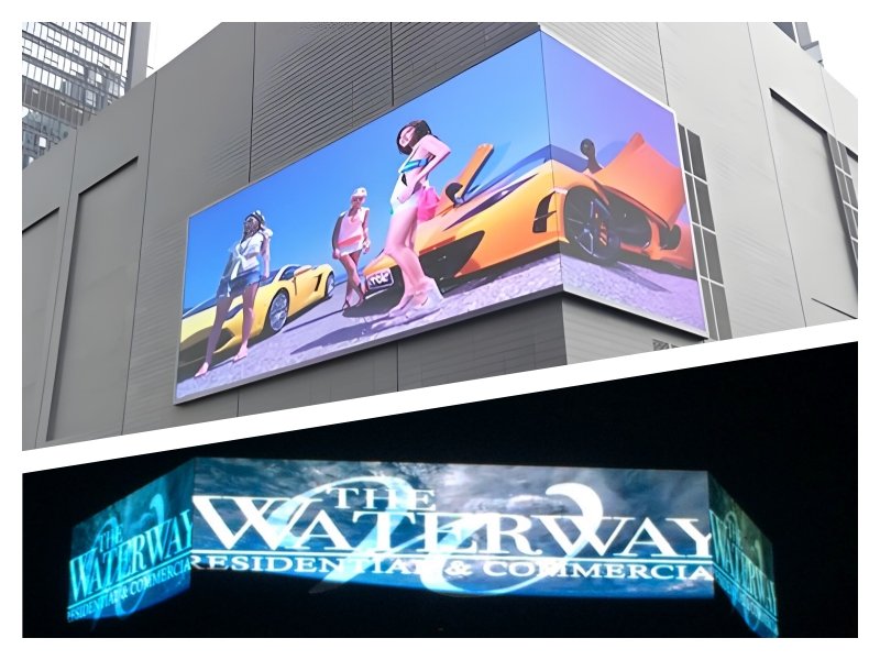 90° and 150° outdoor led video walls
